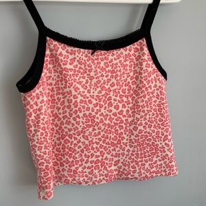 Brandy Melville Cheeta Print Tank